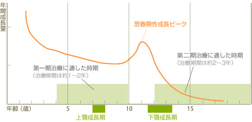 矯正治療の開始時期を見極める